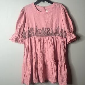 Bombay Paisley Embroidered Dress Large